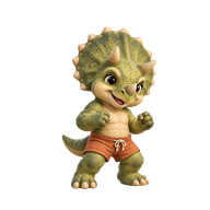 Conclave’s baby triceratops companion